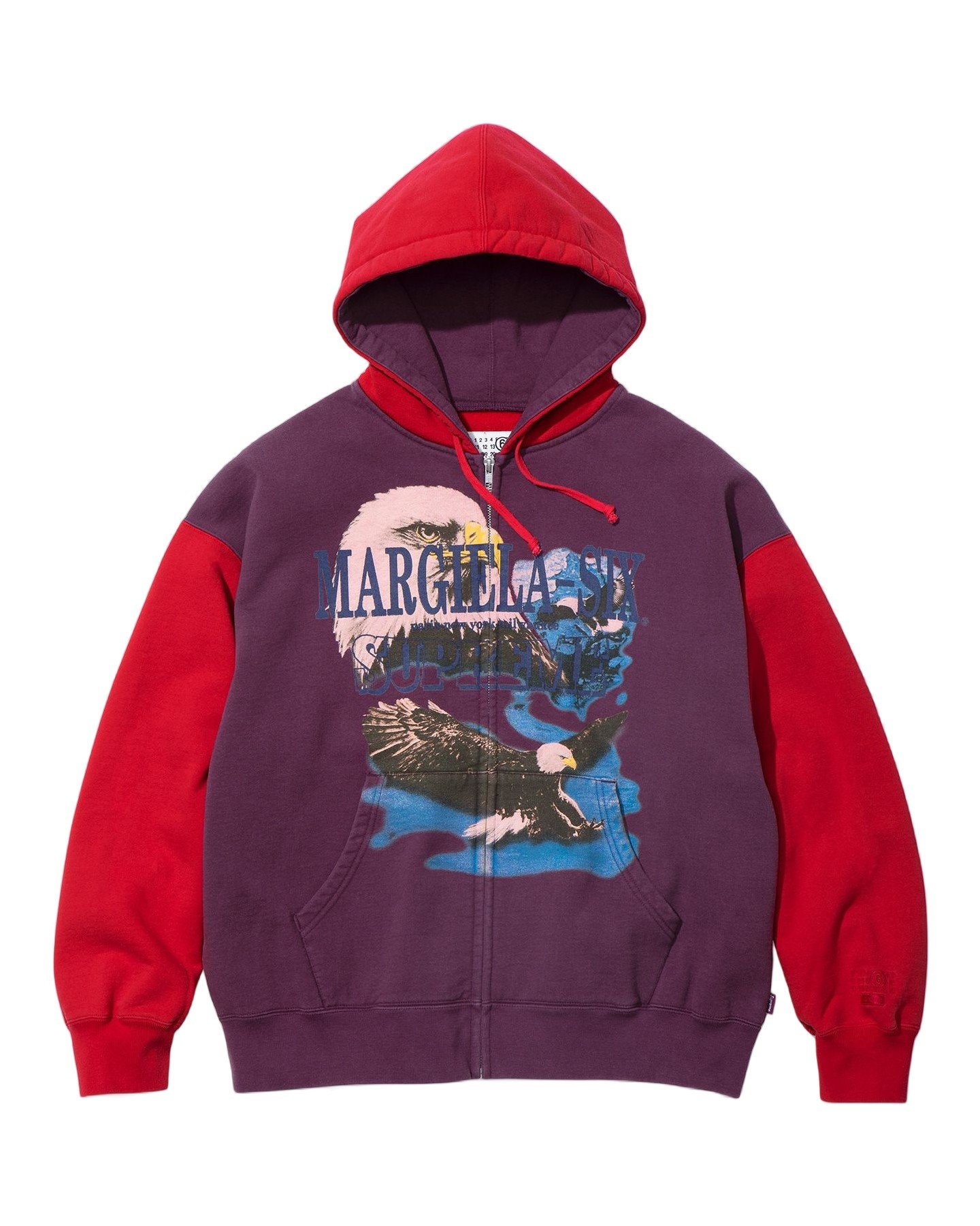 Supreme®/MM6 Maison Margiela Eagle Zip Up Hooded Sweatshirt view 7